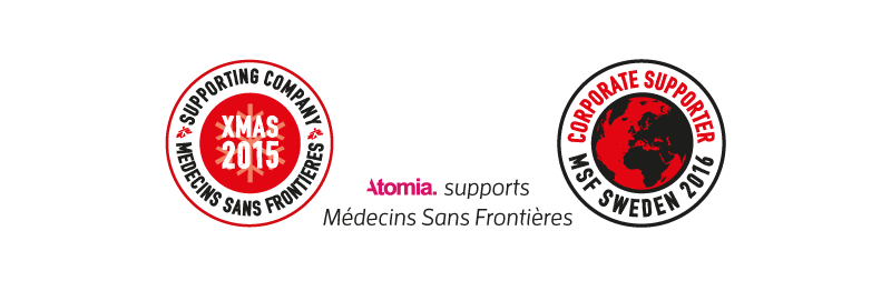 Atomia supports Doctors Without Borders